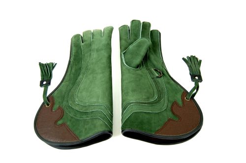 Adlerhandschuh 4-lagig grün