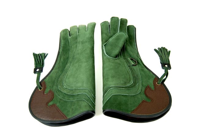 Adlerhandschuh 4-lagig grün