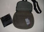 Falknertasche aus Leder halbrund