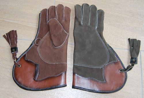 Falknerhandschuh für Linkshänder