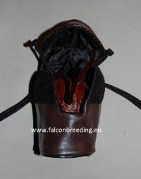 Haubentasche aus Leder einfach